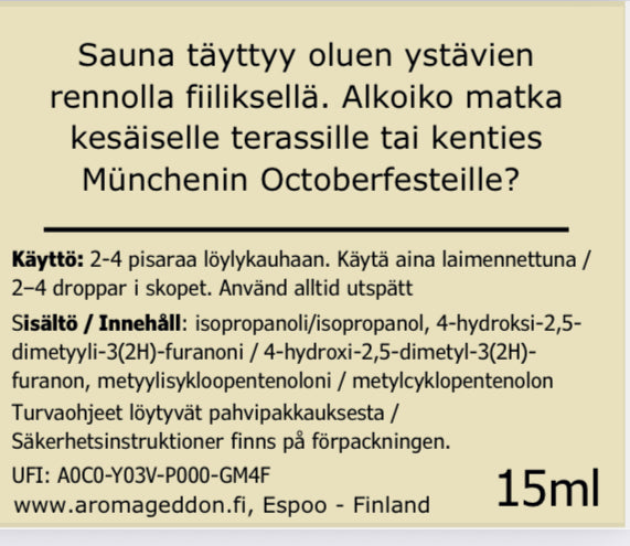 Humalahöyry -saunatuoksu