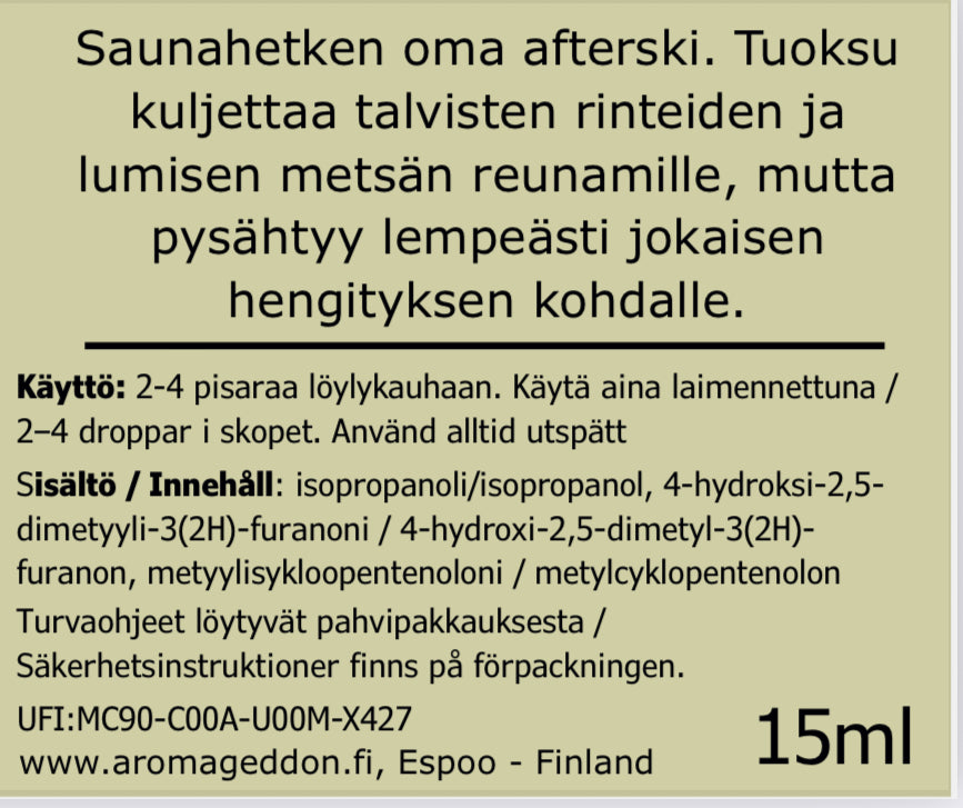 Hankihörppy -saunatuoksu